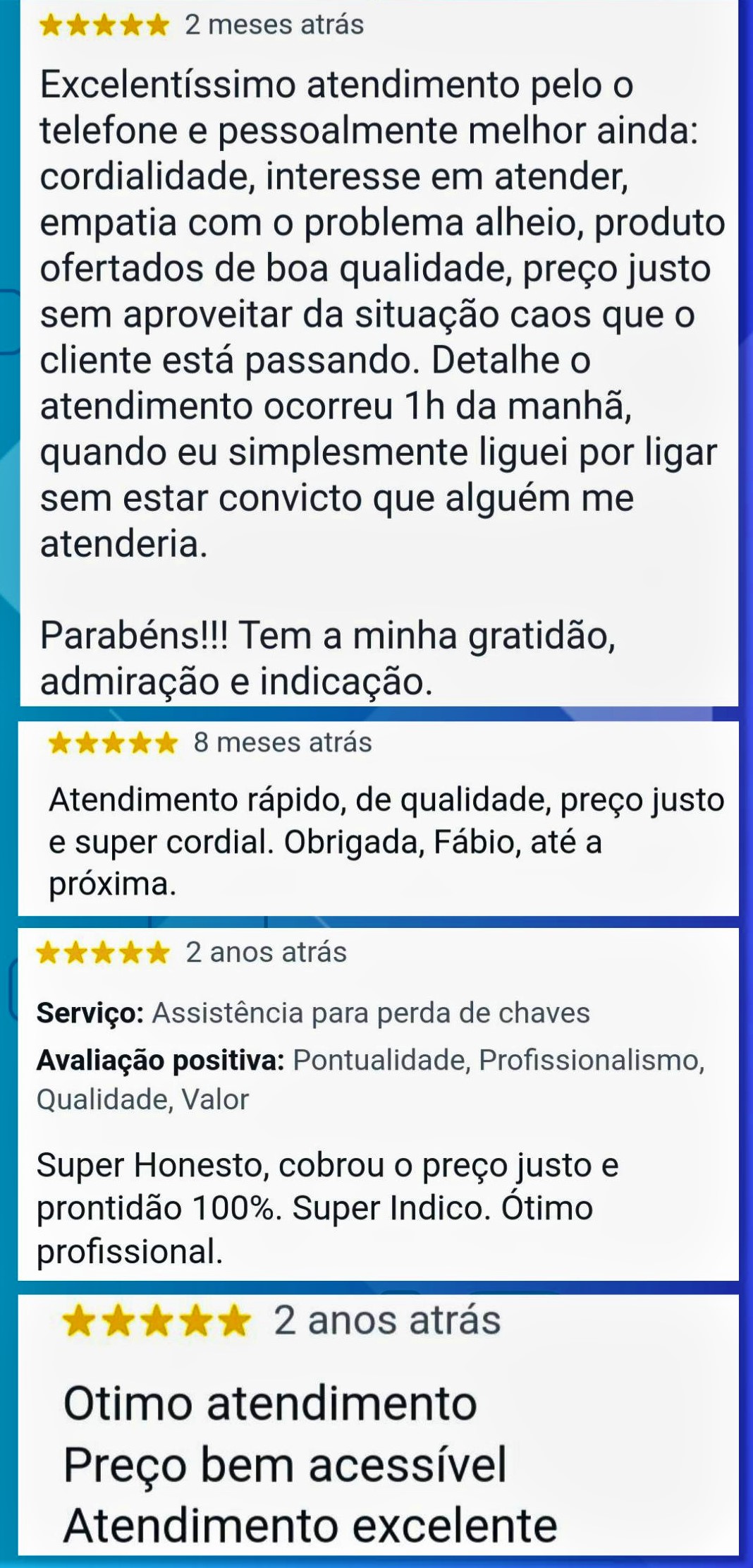 Comentários do Google
